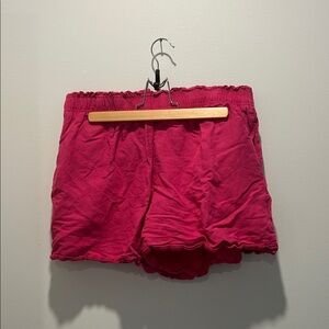 H&M Hot Pink High Waist Shorts